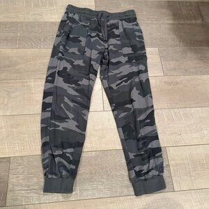SPLENDID WOMENS GREEN CAMOFLAUGE JOGGER PANTS SMALL